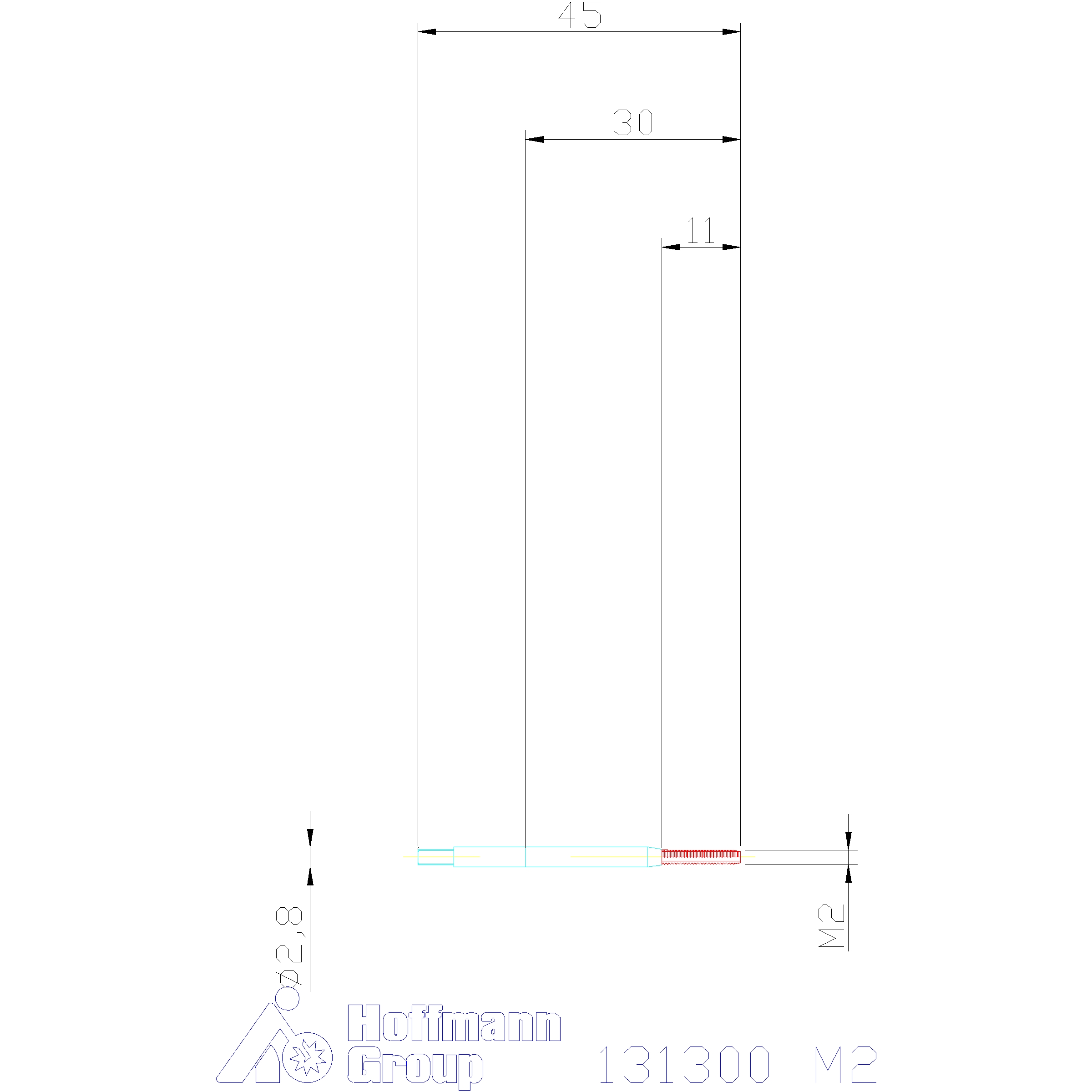 131300 M6 HSS/E ISO3(6G) GARANT