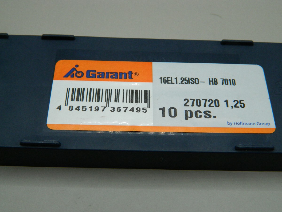 16EL1.25ISO HB7010 GARANT