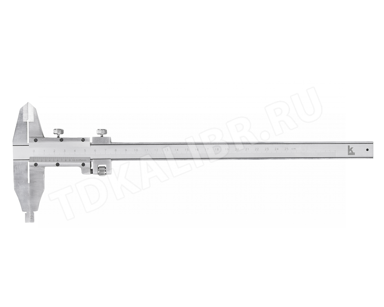 Штангенциркуль ШЦ-2-200 0.05 губ.60мм (ГРСИ №77302-20) КЛБ Калиброн