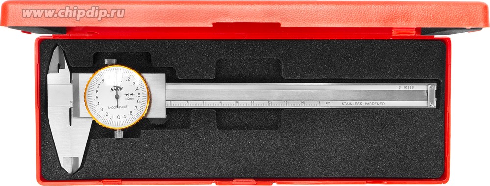 Штангенциркуль ШЦК-1-150 0.02 губ.40мм (ГРСИ №62052-15) SHAN SHAN