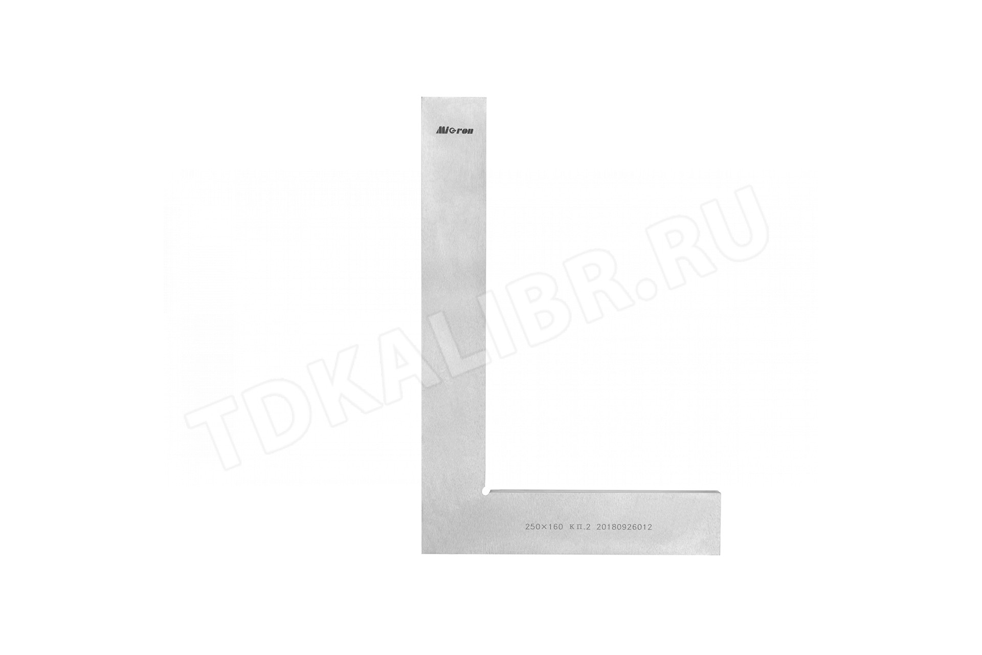 Угольник поверочный УШ- 250х 160 кл.2 (ГРСИ №90663-23) МИК Micron